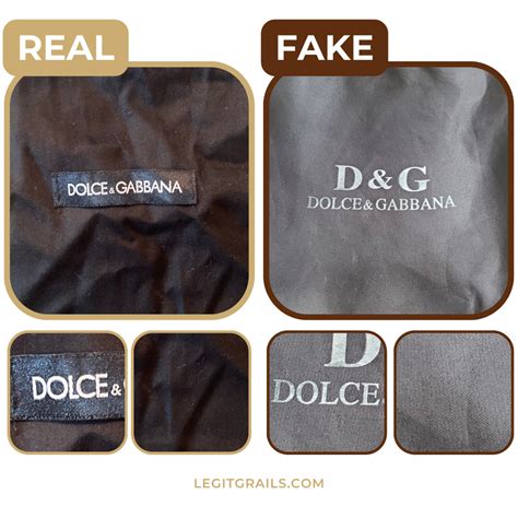 real vs fake dolce gabbana bags|is dolce gabbana genuine.